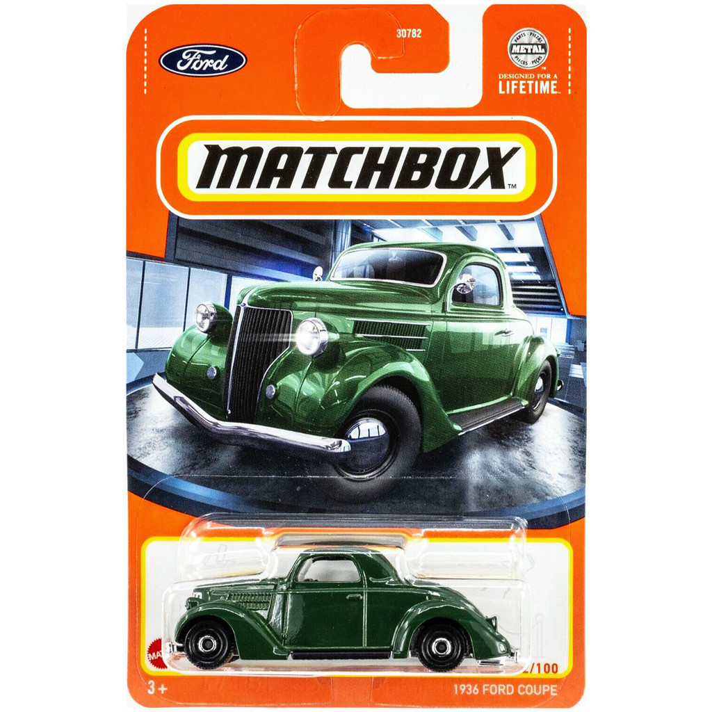 Matchbox MATCHBOX โมเดลรถยนต์ ฮีโร่เมือง 1936 Ford Classic Car 1936 COUPE