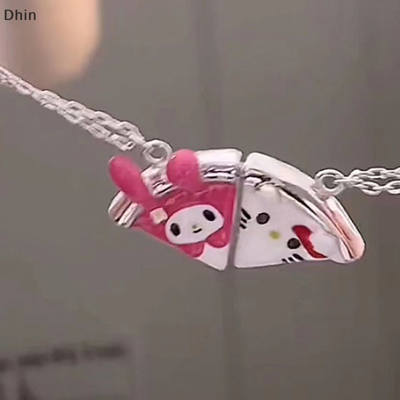 [Dhin] สร้อยคอแม่เหล็ก จี้การ์ตูน Hello Kitty Kulome Pizza Sanrio น่ารัก เครื่องประดับแฟชั่น สําหรับเพื่อน 1 ชิ้น COD