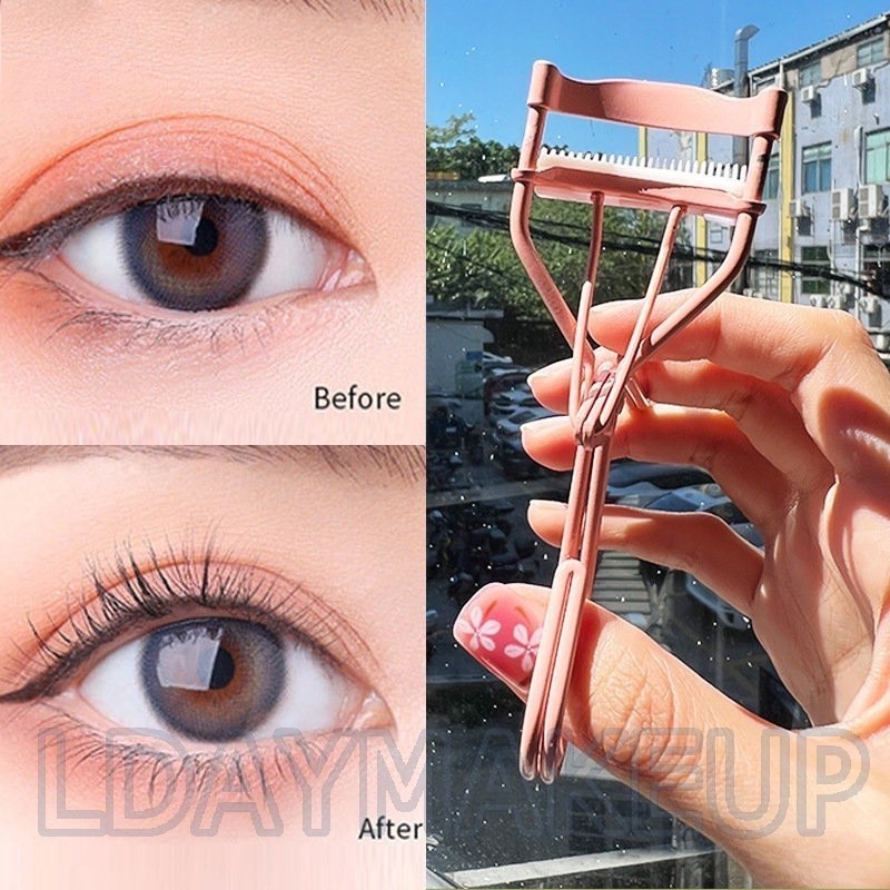 Professional แบบพกพา Eyelash Lifting Extension แหนบ Eyelash Curler พร้อมหวีสแตนเลส Curling Eye Lash คลิป Eye เครื่องมือแต่งหน้าความงาม