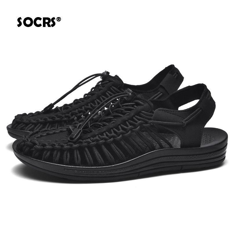 SOCRS 2024 ใหม่ รองเท้าแตะรัดส้น ระบายอากาศ เบาสบาย สำหรับผู้ชาย ไซซ์ 47 48