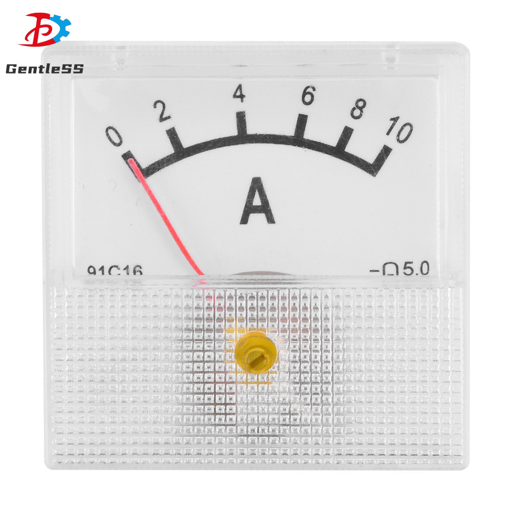 เครื่องวัดกระแสไฟฟ้า แอมมิเตอร์ DC 91C16 ตัวชี้ 10A 20A 30A 50A