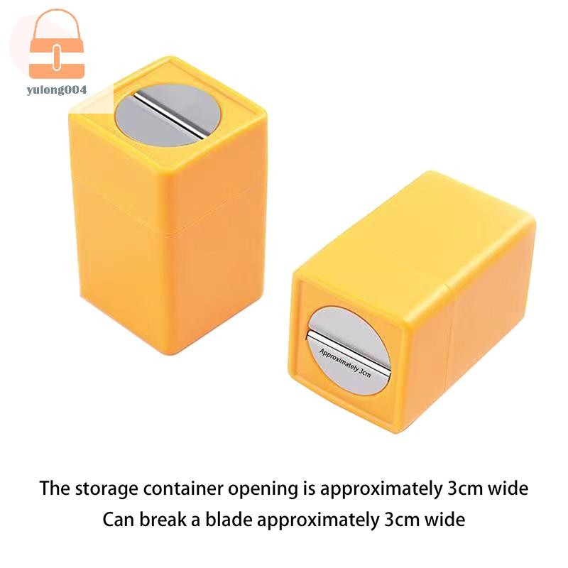 [PE] Professional ใบมีด Disposal คอนเทนเนอร์ Snap Off มีดเสียใบมีดกล่องเก็บ Tinted ฟิล์มสติกเกอร์เครื่องมือตัดสามารถ TH