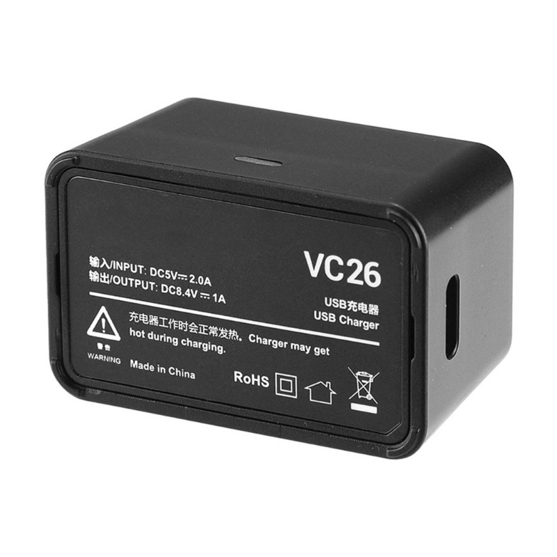 WU VC26 USB Charger สําหรับ V1S V1C V1N V1F V1O V1P VB26 VB26A WB100 V860III V850III หัวกลมแฟลชหน่วย