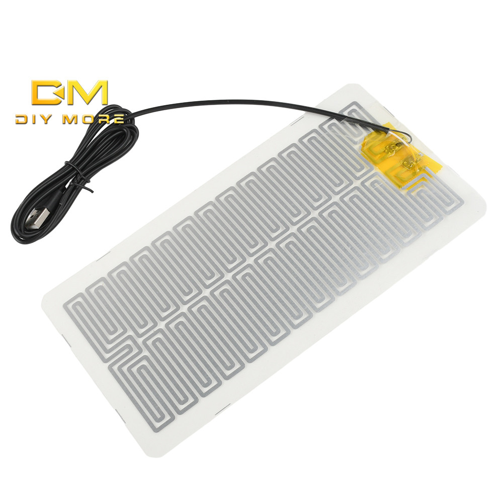 Diymore USB 5V แผ่นทําความร้อนเครื่องทําความร้อนไฟฟ้าโลหะแผ่นความร้อน Plug and Play USB เครื่องทํา Pad อย่างรวดเร็วแผ่นแบบพกพา
