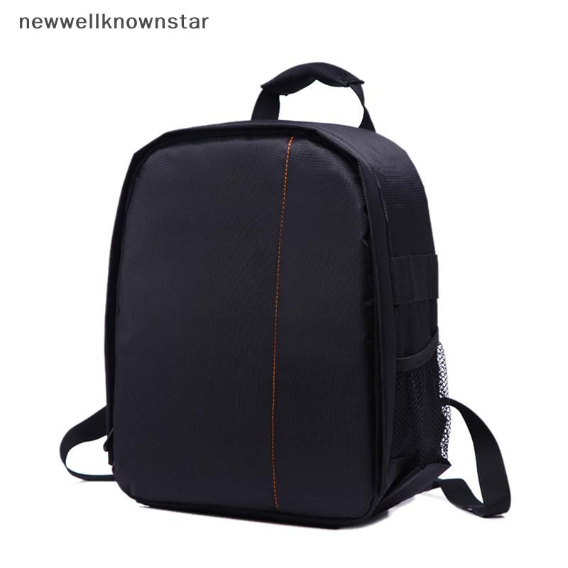 Newwellknownstar กันน้ํา DSLR SLR กล้องนุ่มกระเป๋ากระเป๋าเป้สะพายหลัง Rucksack สําหรับ Canon Nikon Sony CCB