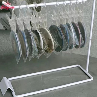 BYCE> Dresser Metal Display Holder พวงกุญแจคลิปพลาสติก Trinket Tabletop Jewelry Holder ใหม่