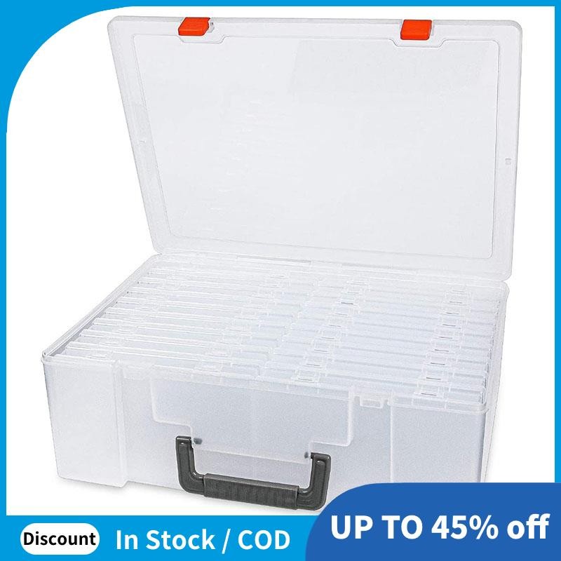 กล่องเก็บภาพ 4x6 นิ้ว, 18 กรณีภาพด้านในขนาดใหญ่ Photo Organizer Acid-Free Photo Box Storage Photo Ke