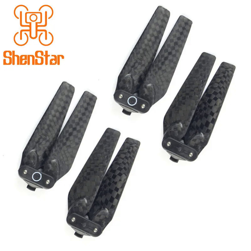 1pack of 2pairs 4730F Carbon Fiber Quick Release Foldable Propellers 4.7inch CF Props for DJI Spark 