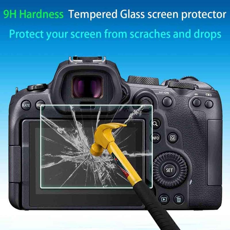 สําหรับ Canon EOS 5D 6D 7D EOS-1D X Mark IV III II 5DS R กล้อง HD Clear Slim 2.5D Anti-Scratch 9H Tough กระจกนิรภัยป้องกันหน้าจอฟิล์ม - ไม่ใช่เปลี่ยน Part