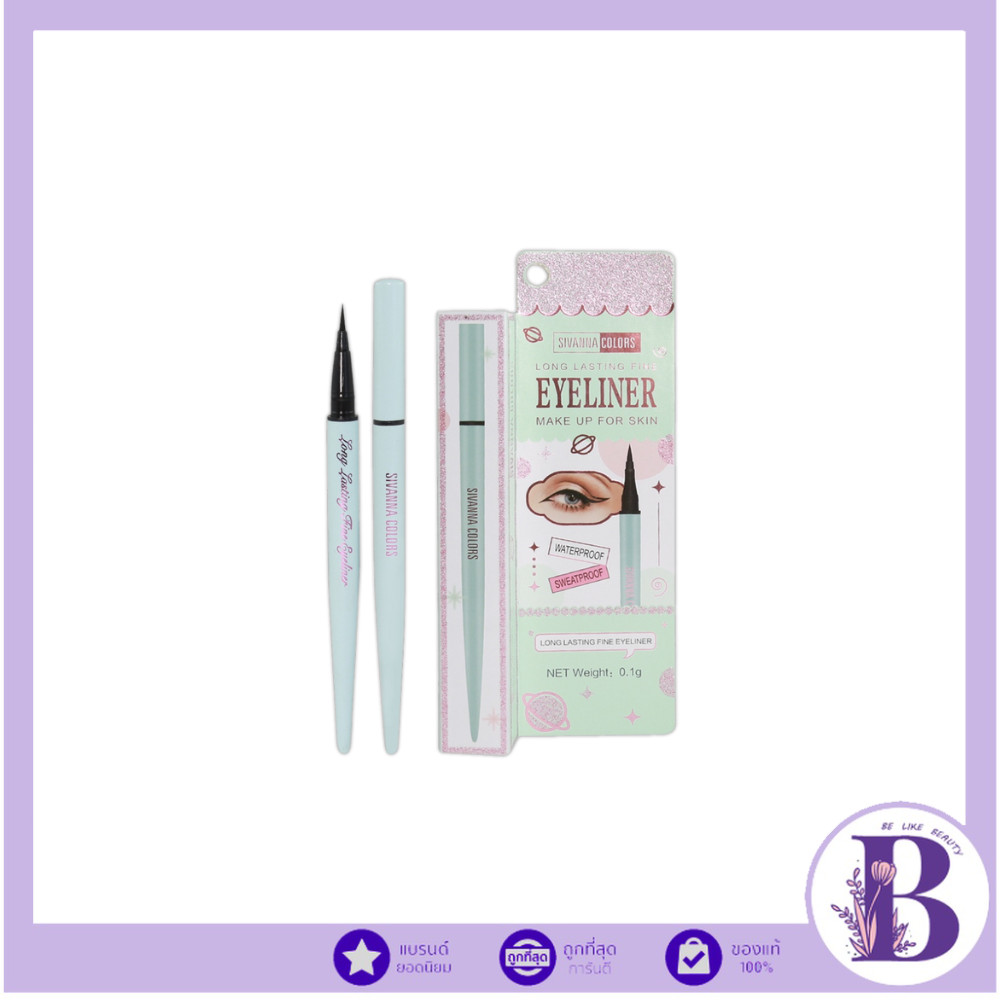 ES8016 Sivanna Colors Long Lasting Fine Eyeliner ซีเวียน่า อายไลเนอร์