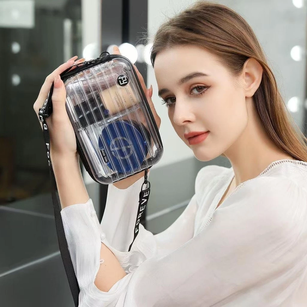 【พร้อมส่ง】miss bag fashion กระเป๋าใสกันน้ำ กระเป๋าแฟชั่น กระเป๋าสะพายข้าง