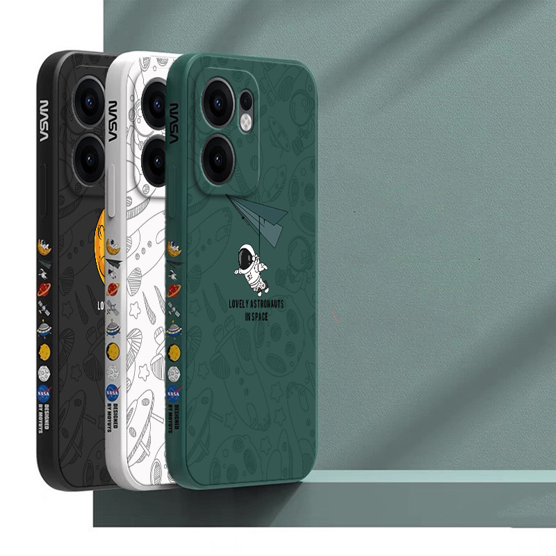 เคส OPPO Reno 13F 13 Pro 13 12 Pro 12F 12 11 11 Pro 11F 10 Pro 10 stronaut Space ธีมเคสโทรศัพท์ TKR