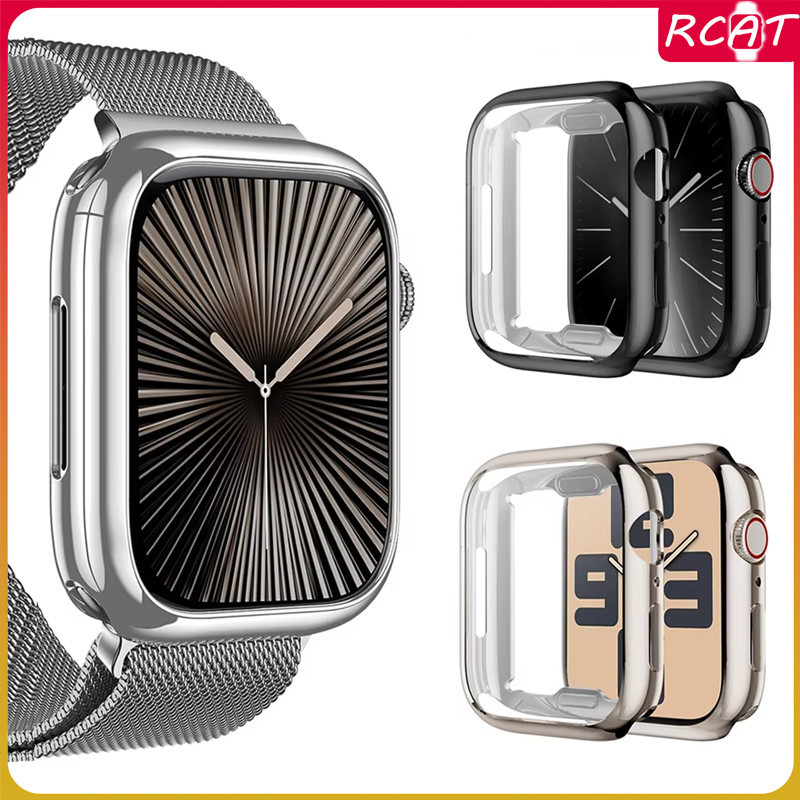 เคสป้องกัน TPU เต็มรูปแบบ for IWatch Ultra/SE 3 2 49มม for Apple Watch Series 11 10 9 8 7 6 46มม 45มม 44มม 42มม 41 มม