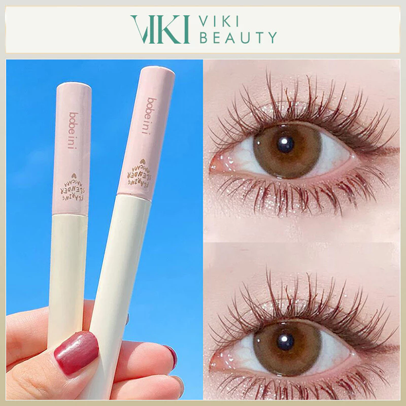 bobeini มาสคาร่าจิ๋ว 3D สลิม ปัดแล้วขนตายาว งอน เด้ง กันน้ำ mascara มาสคาร่ากันน้ำ เครื่องสำอาง