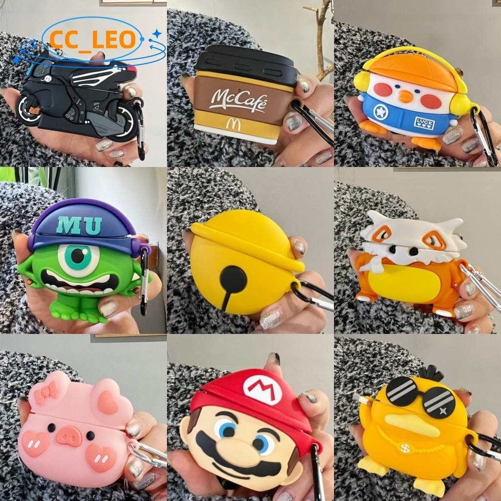 For Honor Choice Earbuds X5 Case 3D Cartoon Bell Cute Honor Choice Earbuds X5 Silicone Soft Case Sho