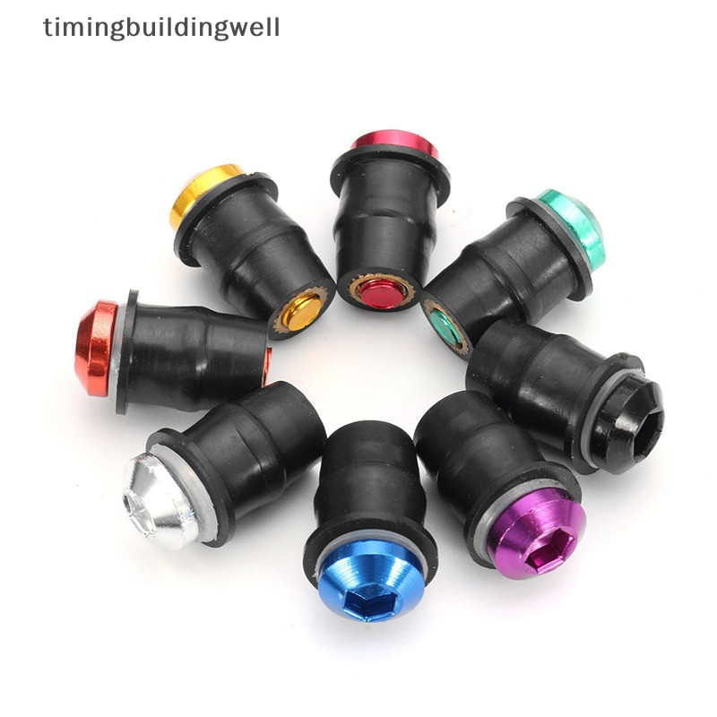 Twth M5 ชุดน็อตสกรู 15 มม. สําหรับกระจกรถจักรยานยนต์ 10 ชิ้น QDD - รูปที่ 2