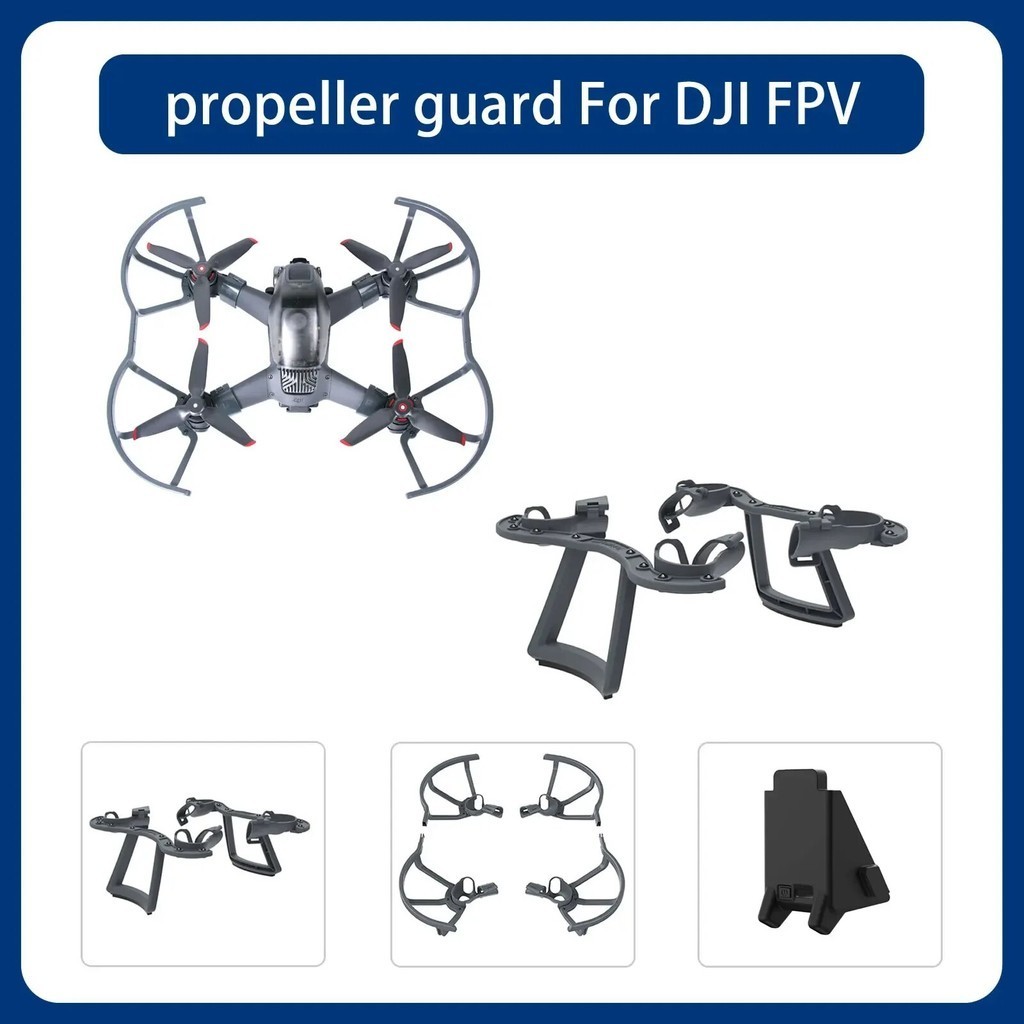 DJI FPV Drone Protection Guard Heightening Landing Gear 2 In 1 Multifunctional Stand for DJI FPV Drone