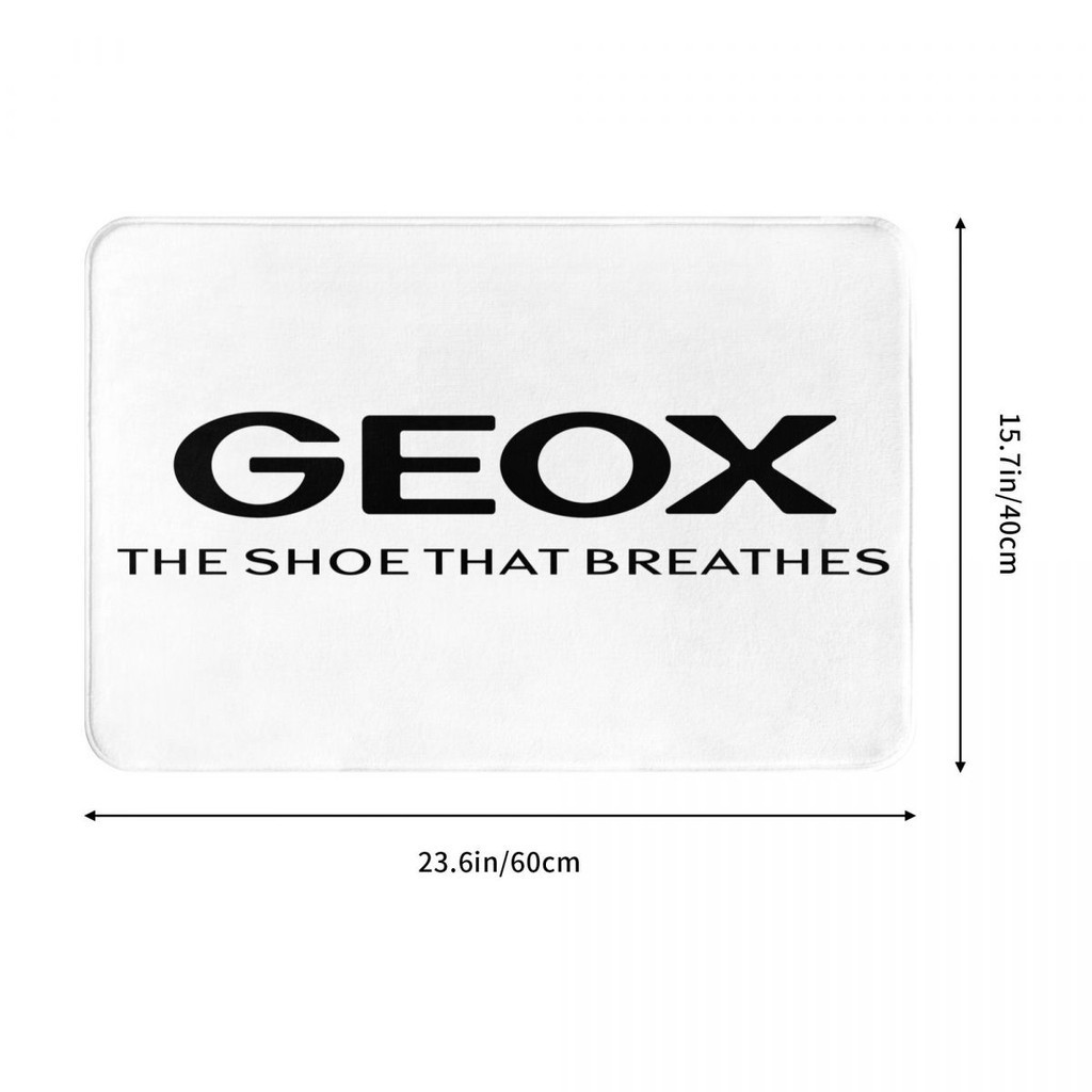 Geox (2) พรมปูพื้นห้องน้ํา ผ้าสักหลาด กันลื่น ดูดซับน้ําได้ดี แห้งเร็ว 16x24 นิ้ว สําหรับห้องน้ํา ห้องนั่งเล่น โซฟา ห้องนอน