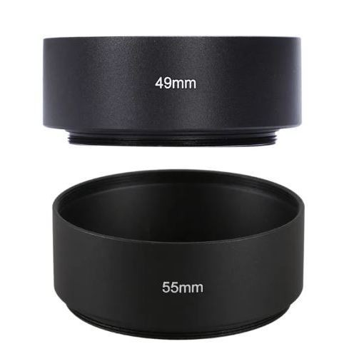 ฮูดเลนส์ Standard 52mm Metal Lens Hood Cover for 52mm Filter/Lens