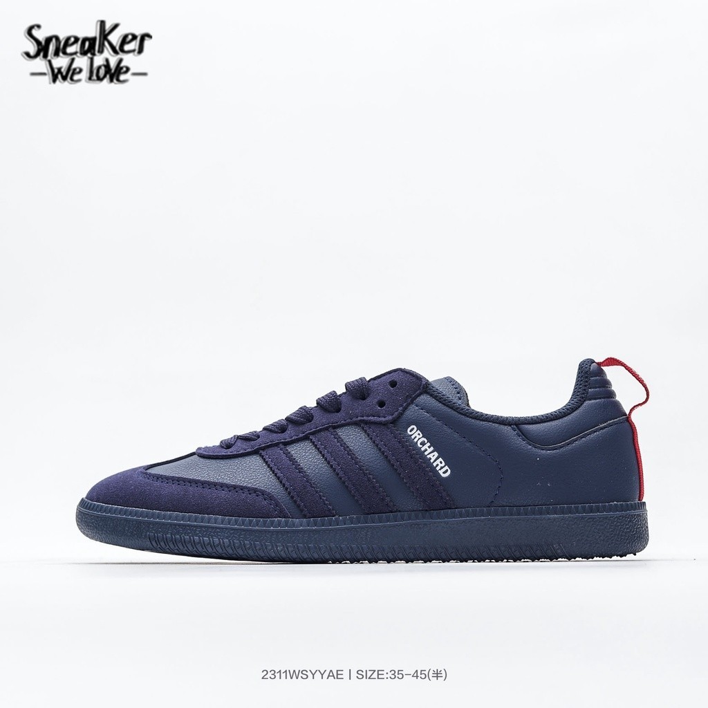 Adidas Ready Stock Originals Samba OG AD Low Top Breathable Flat Outdoor Sneakers รองเท้าสเก็ตบอร์ด Outdoor Fashion Comf