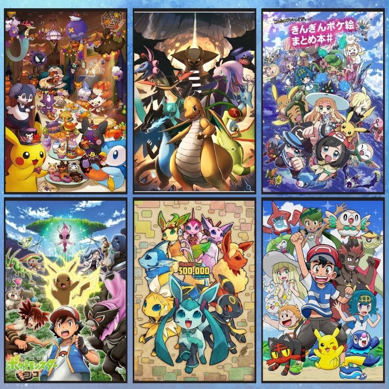 📣พร้อมส่ง📣【Pokémon】jigsaw puzzle-จิ๊กซอว์-300-1000-ชิ้น- ชิ้นของเด็ก จิ๊กซอว์ไม้ 1000 ชิ้น จิ๊กซอว์ 1000 ชิ้นสำหรับผู้ใหญ่ จิ๊กซอ จิ๊กซอว์ 500 ชิ้น🧩219-4-2 จิ๊กซอว์ 1000 ชิ้น สำหรับ ผู้ใหญ่ ตัวต่อจิ๊กซอว์ จิ๊กซอว์ การ์ตูน
