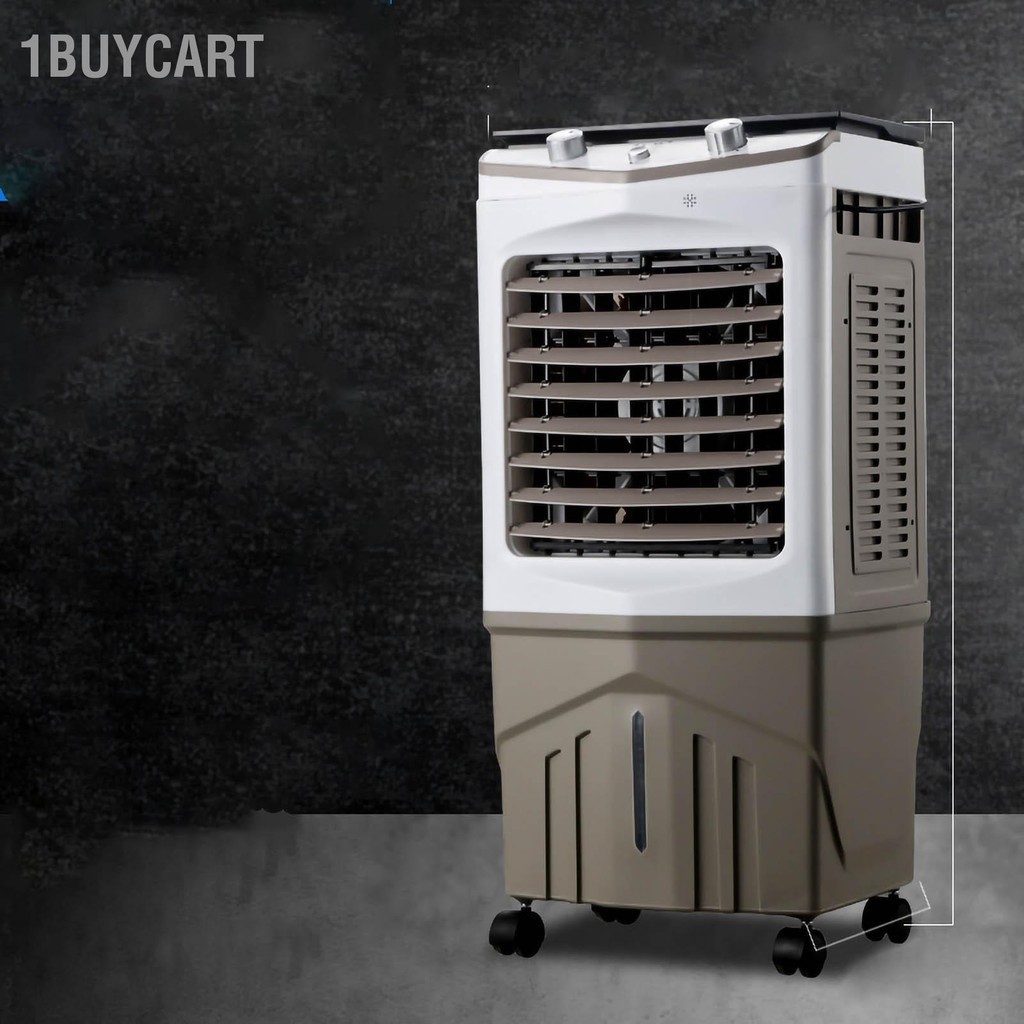 1Buycart อุตสาหกรรม Evaporative Air Cooler Strong Winds Commercial มือถือระบายความร้อนด้วยน้ำพัดลมเครื่องปรับอากาศ US 220V