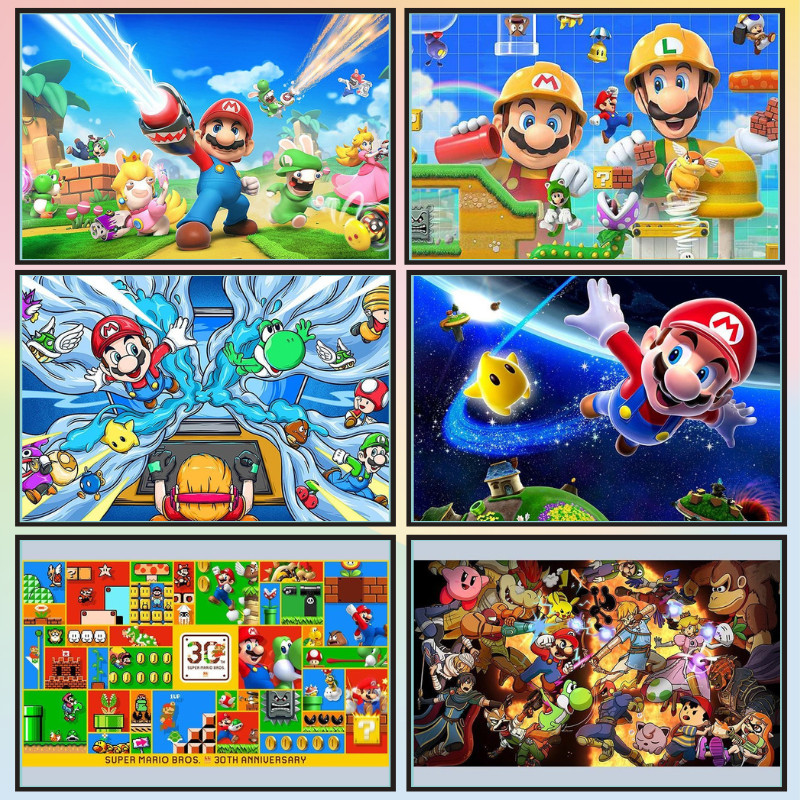 📣พร้อมส่ง📣【Mario】jigsaw puzzle-จิ๊กซอว์-300-1000-ชิ้น- ชิ้นของเด็ก จิ๊กซอว์ไม้ 1000 ชิ้น จิ๊กซอว์ 1000 ชิ้นสำหรับผู้ใหญ่ จิ๊กซอ จิ๊กซอว์ 500 ชิ้น🧩221-2 จิ๊กซอว์ 1000 ชิ้น สำหรับ ผู้ใหญ่ ตัวต่อจิ๊กซอว์ จิ๊กซอว์ การ์ตูน