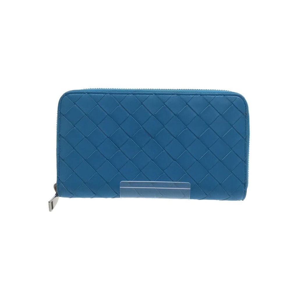 Bottega Veneta(โบเตก้า เวเนต้า) Long Wallet Leather Mens Blue Direct from Japan Secondhand