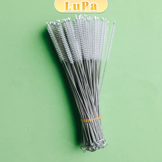 LuPa แปรงล้างหลอดดูด จุกนม ขนไนล่อน ไม่ทำให้เป็นรอย Stainless steel soft straw straw brush