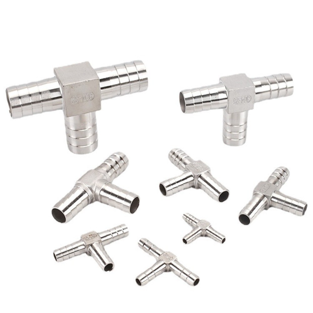 304 สแตนเลส T เจดีย์ Tee Coupling แก๊สเสียบจุ่ยผิวท่อแทรก หัวสีเขียว Fast Coupling ท่อน้ำ T Type 304 สแตนเลสสตีลเจดีย์ Coupling [XCF]