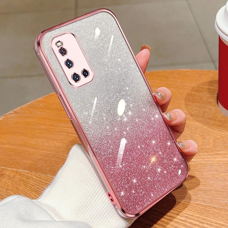 สําหรับ Vivo V19 V 19 1933 เคสซิลิโคนนุ่ม ชุบ Bling TPU เคสโทรศัพท์ ฝาหลัง