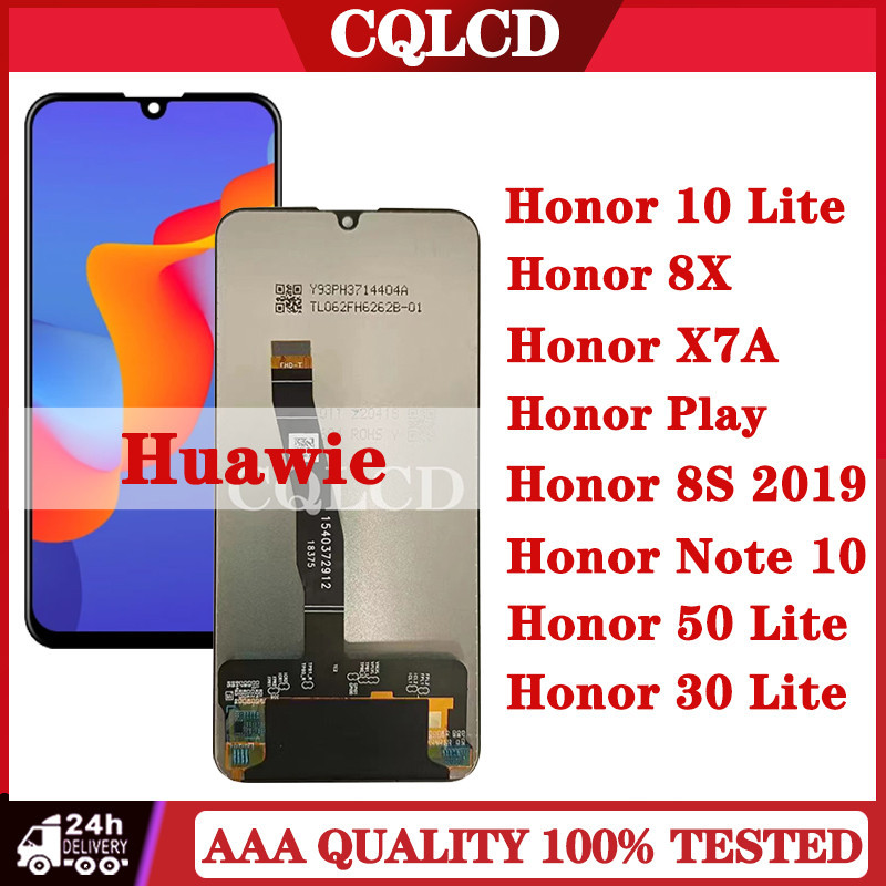 อะไหล่หน้าจอสัมผัสดิจิทัล LCD แบบเปลี่ยน สําหรับ Huawei Honor 10 Lite LCD 8X LCD X7A LCD Play LCD 8S