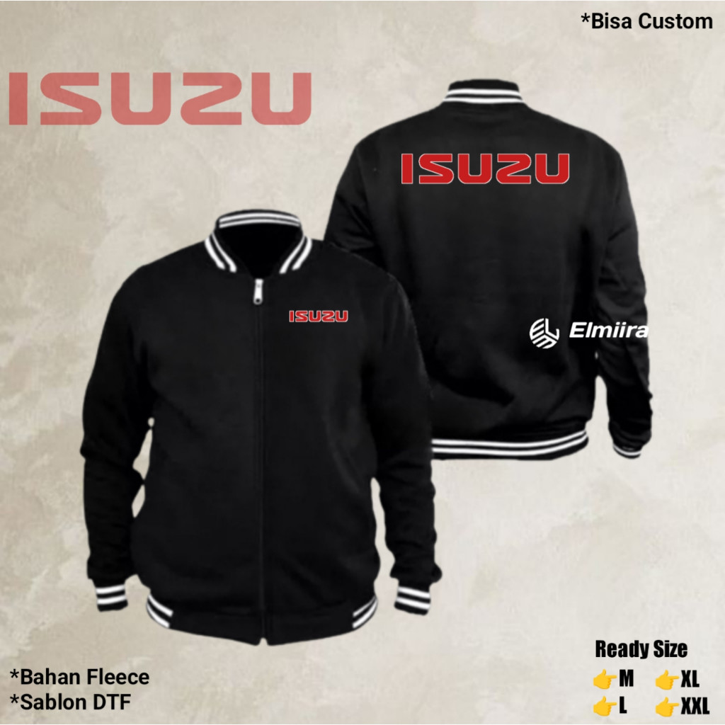 เสื้อแจ็คเก็ต Isuzu Varsity Custom Varsity Jacket