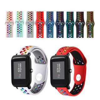 สําหรับ Huami Amazfit Bip 3 3pro Bip S lite Bip U pro Bip 6 5 5Pro สายรัดข้อมือซิลิโคนสร้อยข้อมือสมาร์ทวอทช์