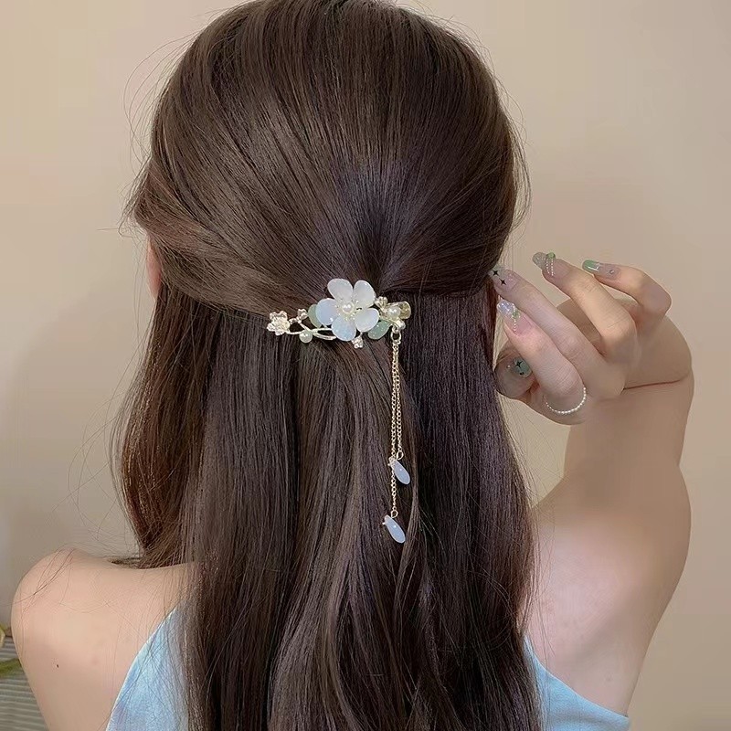 การ์ดแมกโนเลีย Liu Sufa Fucks แบบครึ่งตัว สีขาว สไตล์โบราณ สําหรับผู้หญิง