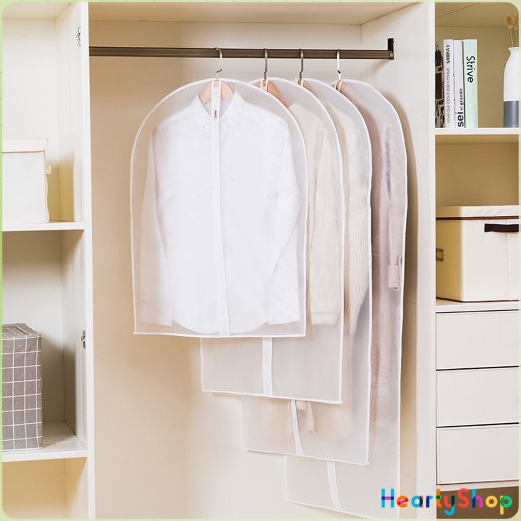 HeartyShop ถุงคลุมเสื้อผ้า ถุงคลุมเสื้อ Cloth Protect Cover