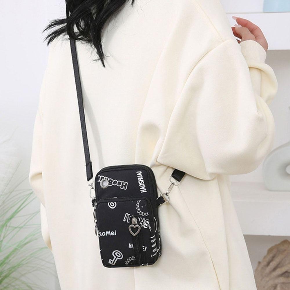 Witakey กระเป๋าสะพายไหล่ สะพายข้าง อเนกประสงค์ มีซิป ลายหัวใจ แฟชั่นฤดูร้อน - รูปที่ 6