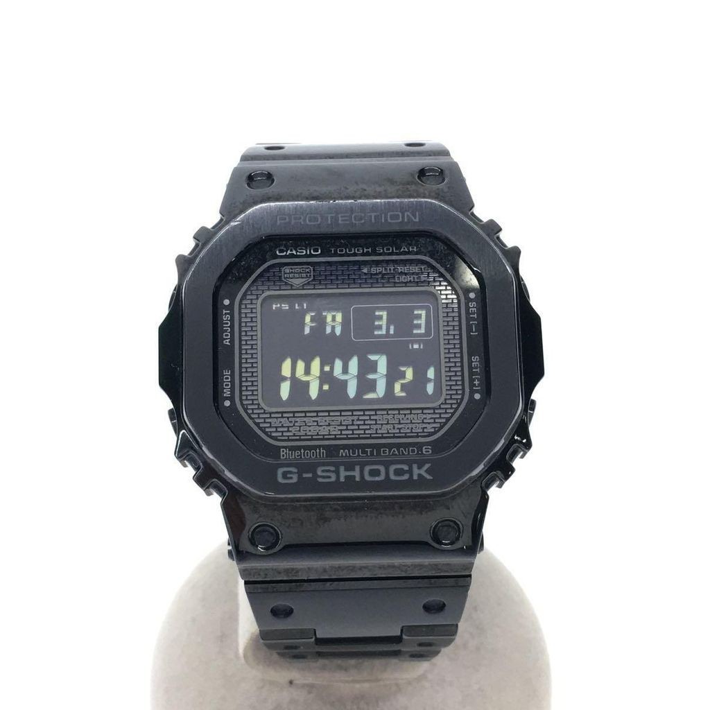 Casio G-Shock Gmw-B5000 นาฬิกาข้อมือดิจิทัล พลังงานแสงอาทิตย์ สีดํา สําหรับผู้ชาย
