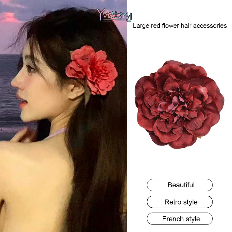 ร้านค้าไทย🔥กิ๊บติดผมลายดอกไม้ดอกไม้ INSสไตล์โบฮีเมียนนแฟชั่นเครื่องประดับผมสําหรับผู้หญิง มีหลายสไตล์ให้เลือก