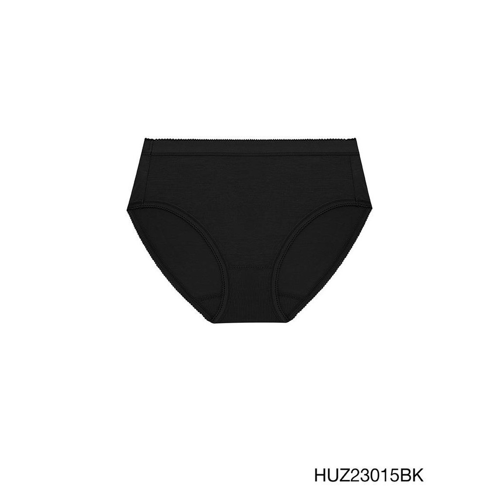 Sabina เบสิค กางเกงในทรงเอวสูงปานกลาง รหัส HUZ23015BK สีดำ