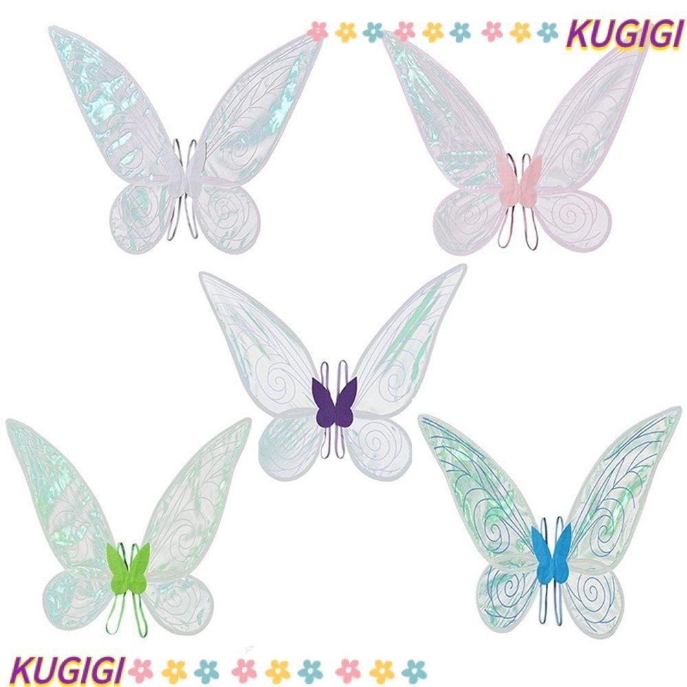 Kugigi ชุดคอสเพลย์ ปีกนางฟ้า ปีกนางฟ้า ปีกนางฟ้า เจ้าหญิง ปาร์ตี้ โปรดปราน ปีกผีเสื้อ สําหรับผู้หญิง