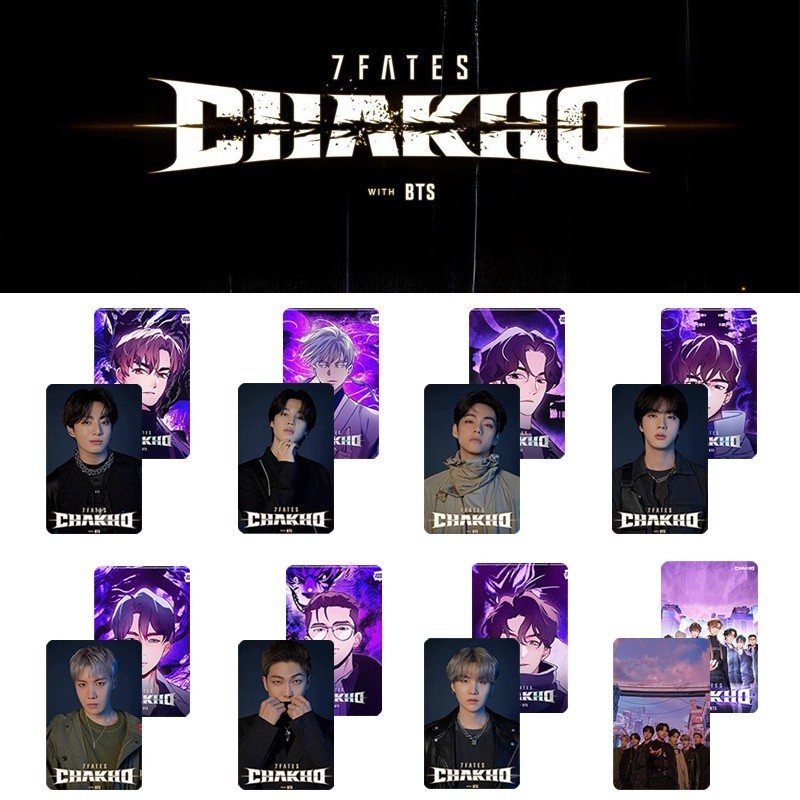 Bts 7FATES: การ์ด CHAKHO lomo การ์ดรูปถ่าย โปสการ์ดกลุ่มบอยไอดอลเกาหลี