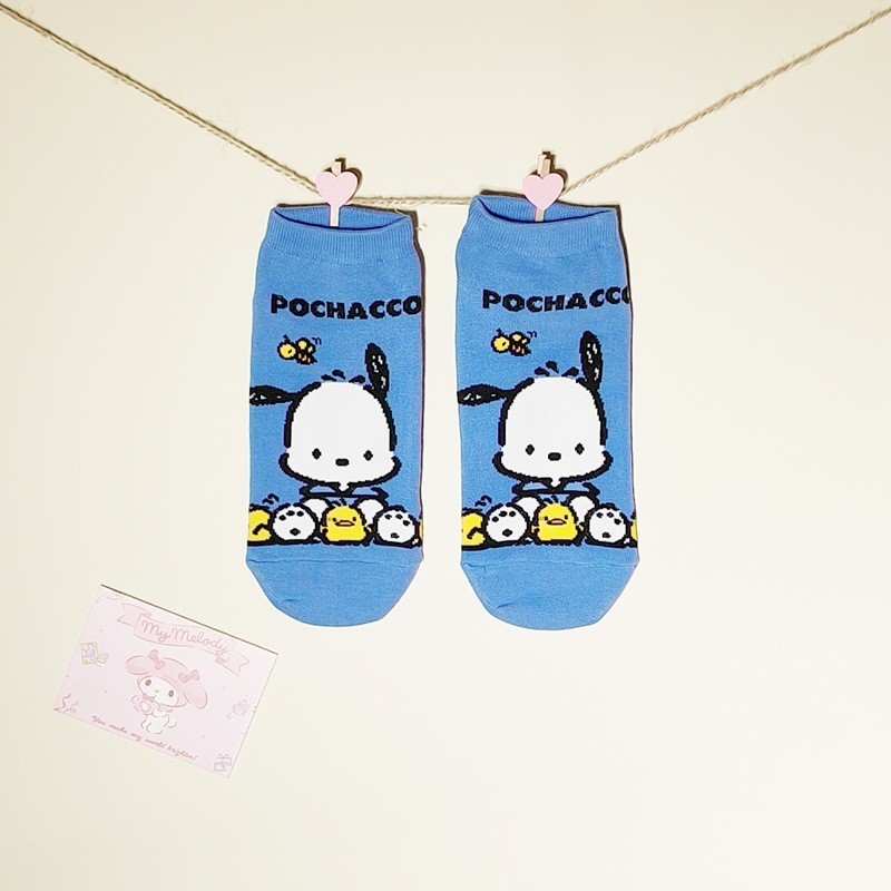 ถุงเท้า ผ้าฝ้าย ลายการ์ตูน Sanrio Girl Kuromi น่ารัก สําหรับเด็กผู้หญิง - รูปที่ 4