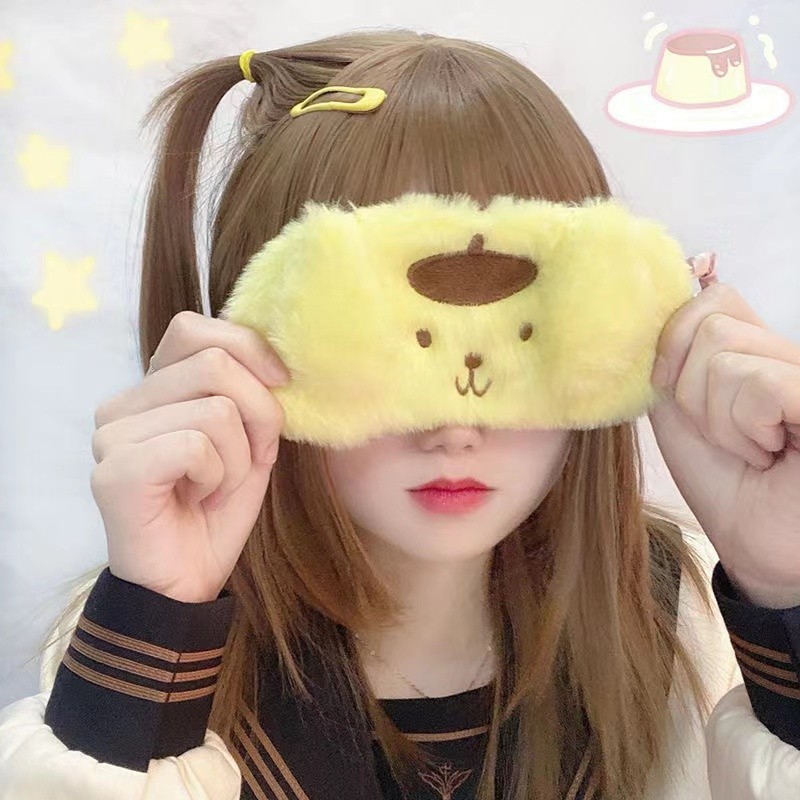 SANRIO หน้ากากปิดตานอนหลับ ลายการ์ตูน Melody Cinnamoroll Babycinnamoroll น่ารัก สําหรับเดินทาง