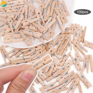 คลิปไม้หนีบผ้า ขนาดเล็ก แฮนด์เมด DIY สําหรับตกแต่งรูปภาพ 50 …