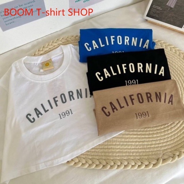 （จัดส่งตลอด 24 ชั่วโมง）BOOM SHOP พร้อมส่ง🧸Crop top เสื้อครอป 1991 ครอปน่ารัก สายคาเฟ่