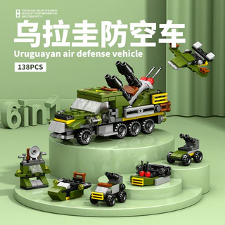 โมเดลตัวต่อ ขนาดเล็ก 6ni 1DIY ของเล่นเสริมการเรียนรู้ สําหรับเด็ก