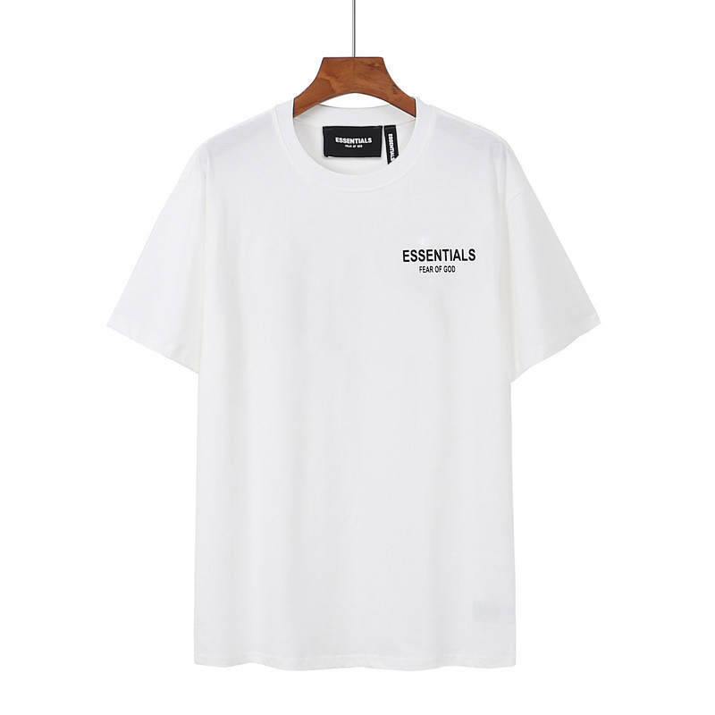 21ss Hip Hop High Street Kanye 3M โลโก้สะท้อนแสง ESS ดาวห้าแฉกพิมพ์ผู้ชายผู้หญิงสไตล์เดียวกันเสื้อยื