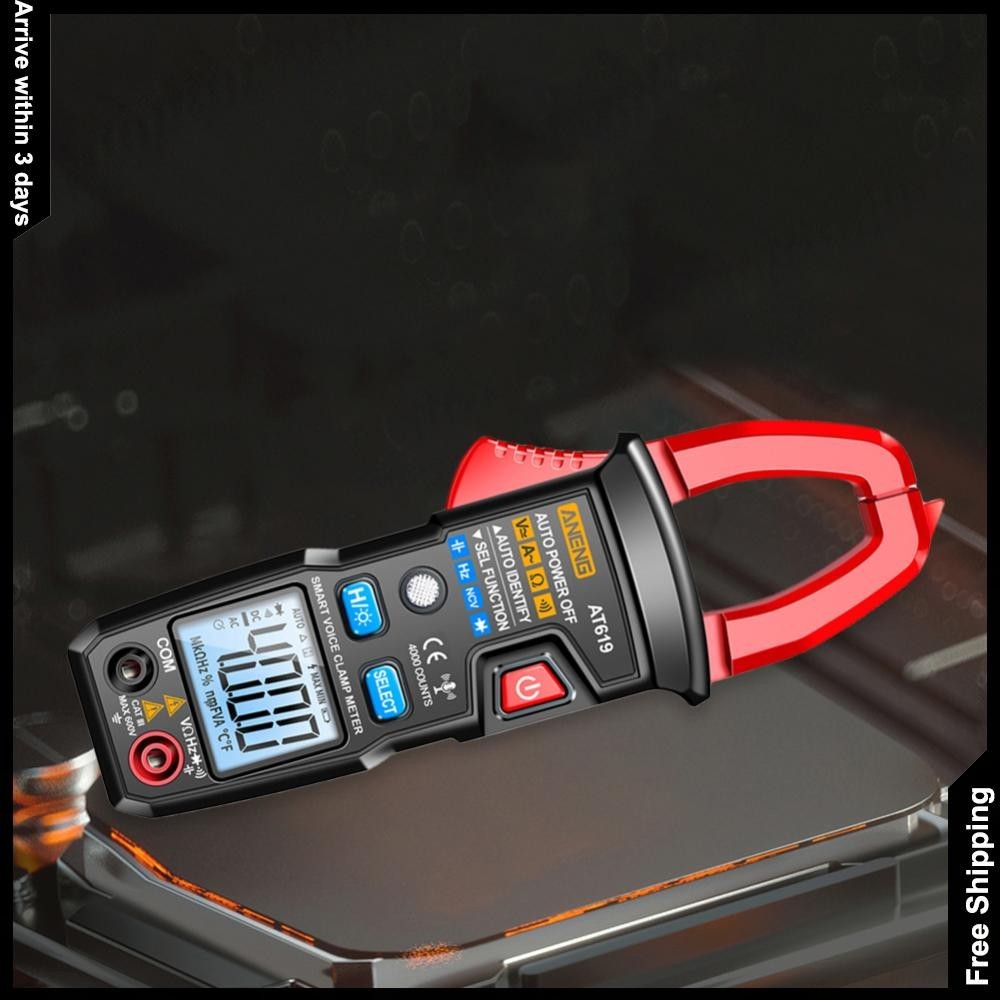 เครื่องวัดแอมป์ 4000 เคาท์ ANENG AT619