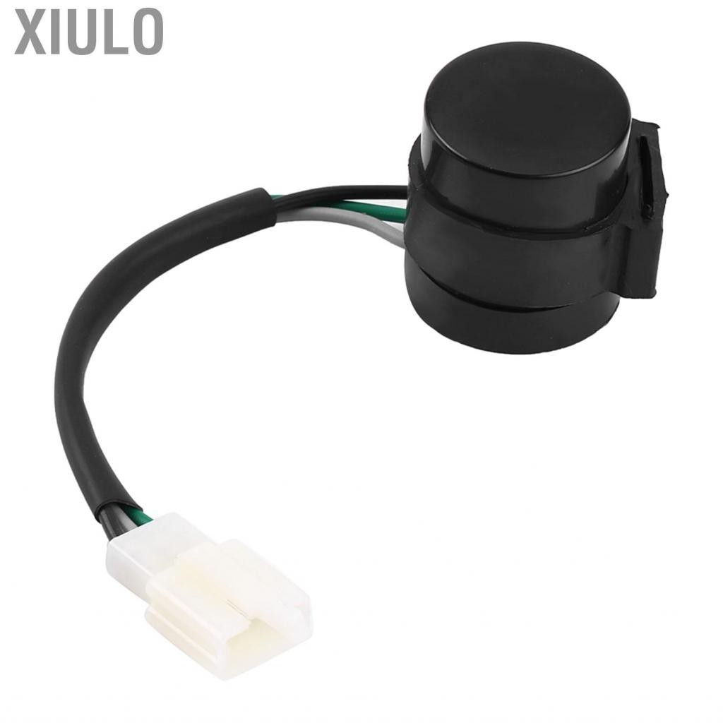 Xiulo Turn Signal Flasher 3 Pins Round Relay Blinker Universal for GY6 50-250cc Motorcycles Scooters Moped ATV